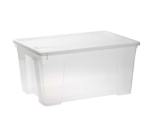 Capacity Utility Bin 45lt Clear