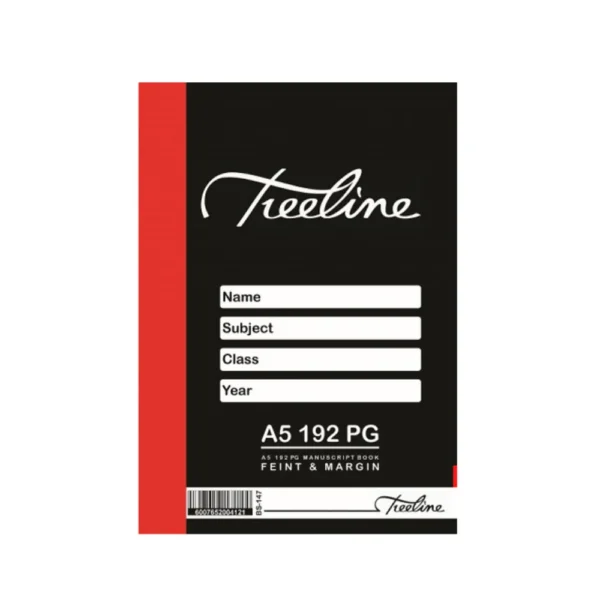 A5 192pg Manuscript Feint Margin | PLASTILON