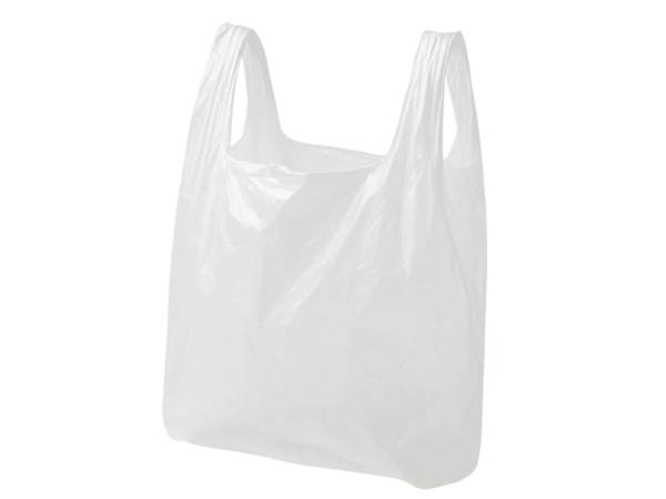 Plastic Carry Bags White