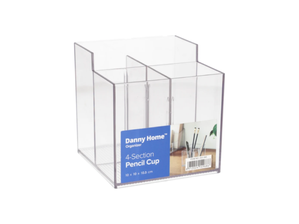 4-Section Pencil Holder