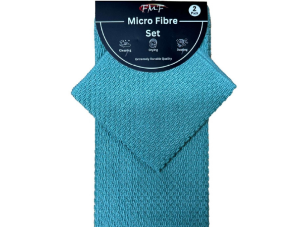 Microfibre Dish Cloth Set  Assorted 2pack