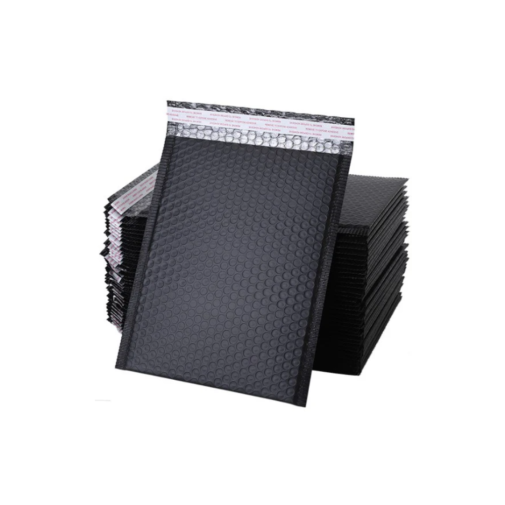 POU050-051-1.png Pouch Bubble Mailer Bag Black - Image 1