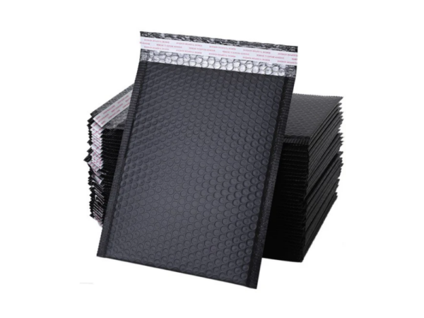 Pouch Bubble Mailer Bag Black